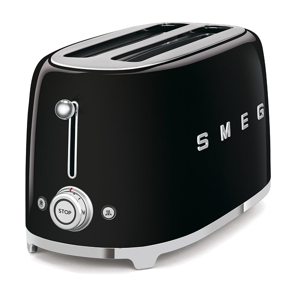 EAN 8017709190798 - Smeg TSF02BLEU tostadora 6 4 rebanada(s) 1500 W Negro imagen 2