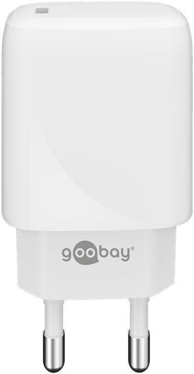 Goobay 65406 Cargador Usb-C Pd Gan Fast Charger (20 W), White