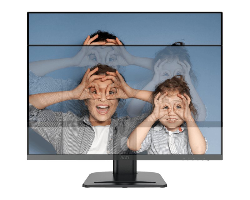 Monitor Msi Pro Mp273qpde E2, 27", Negro, Wqhd, Ips, Adaptive-Sync, Tecnología Msi Eyesergo, 100 Hz 9s6-3pb69h-035