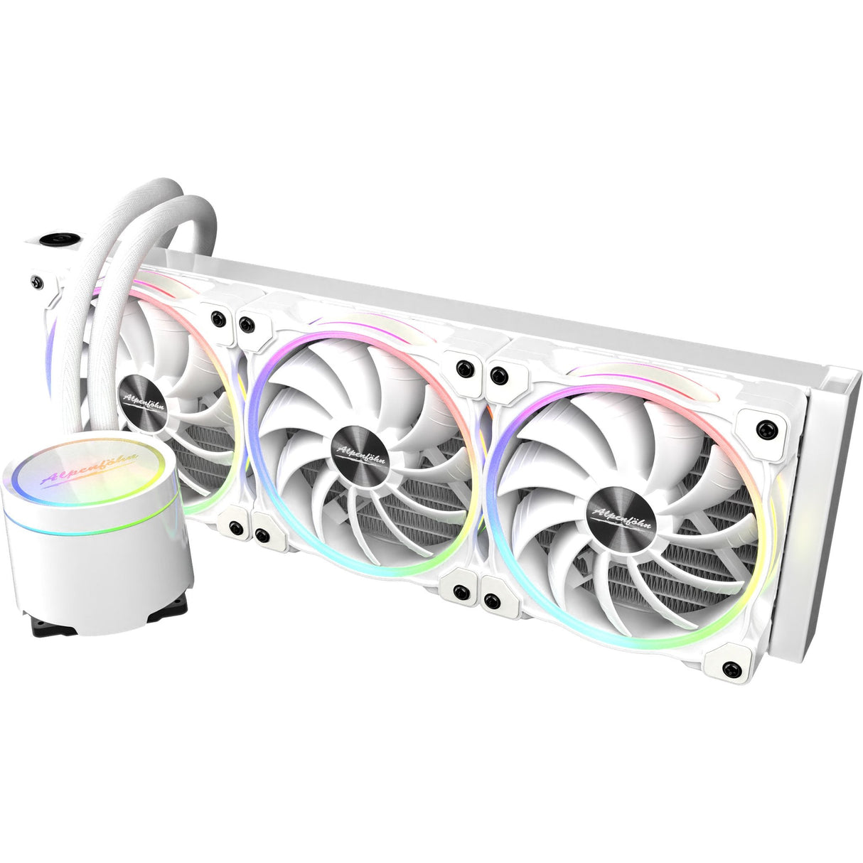 Alpenföhn 360 White Rgb Refrigeración Por Agua, Blanco
