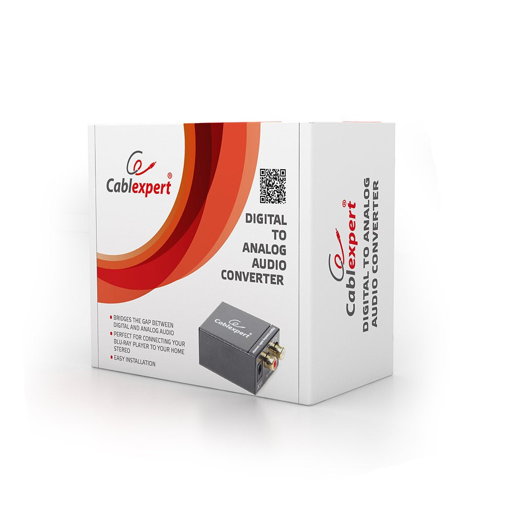 EAN 8716309082570 - Gembird DSC-OPT-RCA-001 convertidor de audio Negro imagen 3