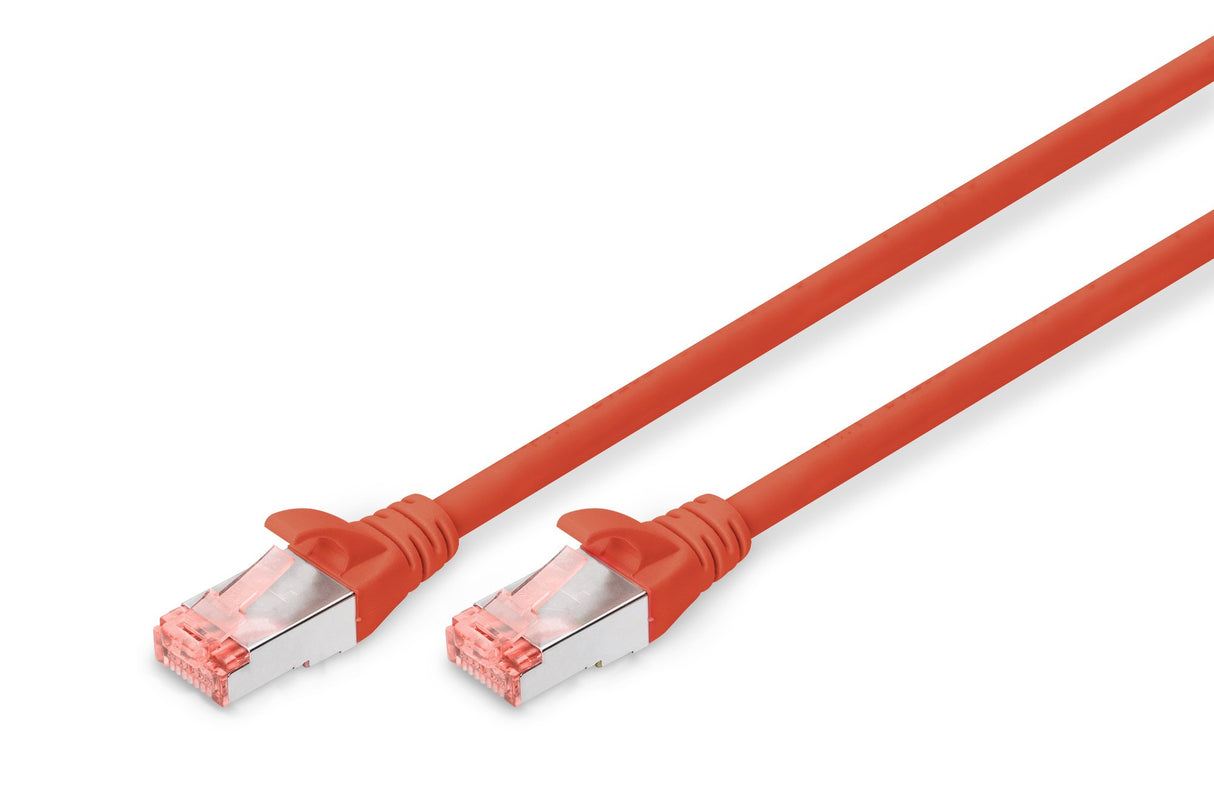 EAN 4016032322030 - Digitus DK-1644-050/R cable de red Rojo 5 m Cat6 S/FTP (S-STP) imagen 1
