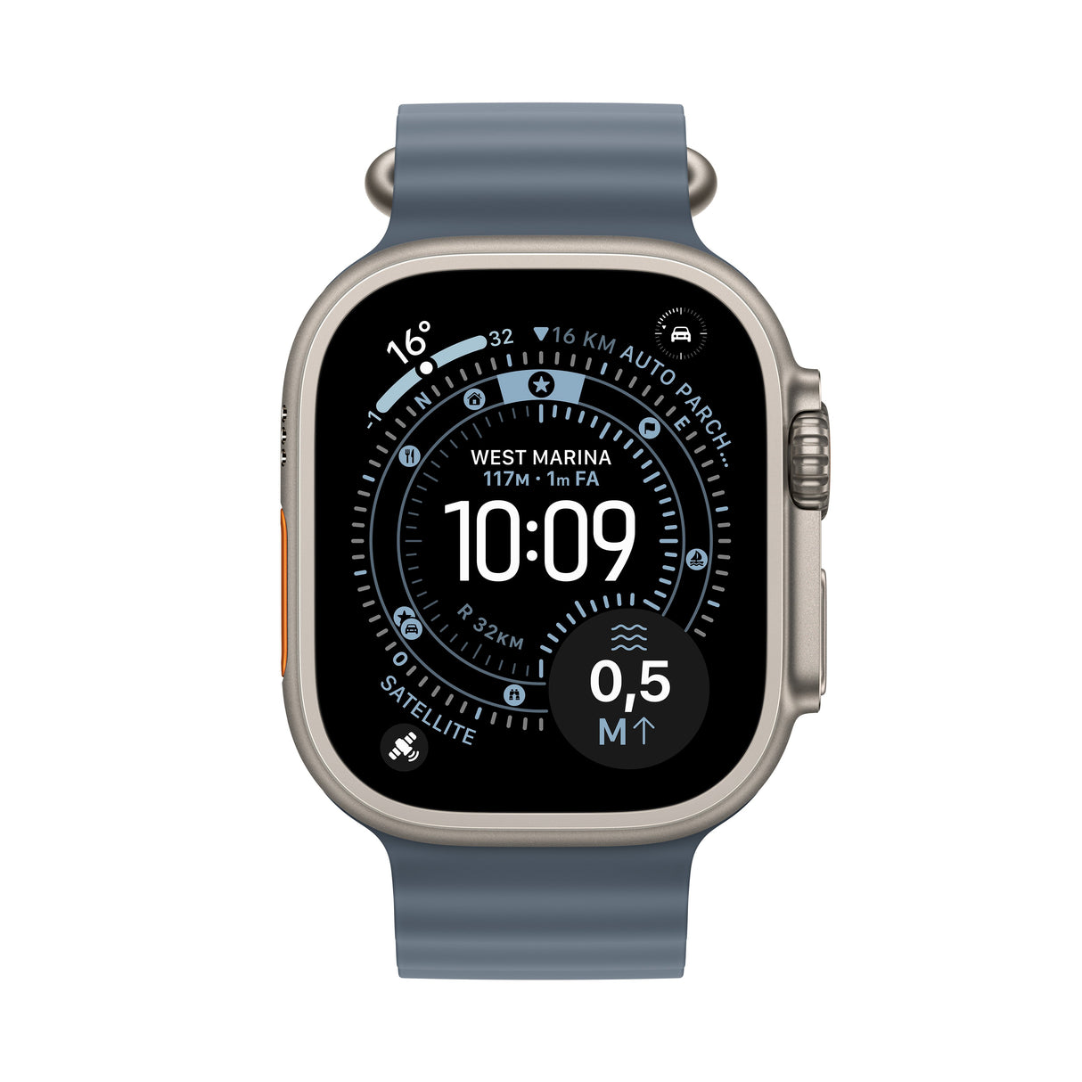 EAN 0195950608823 - Apple Watch Ultra 3 OLED 49 mm Digital 422 x 514 Pixeles Pantalla táctil 5G Titanio Wifi GPS (satélite) imagen 2