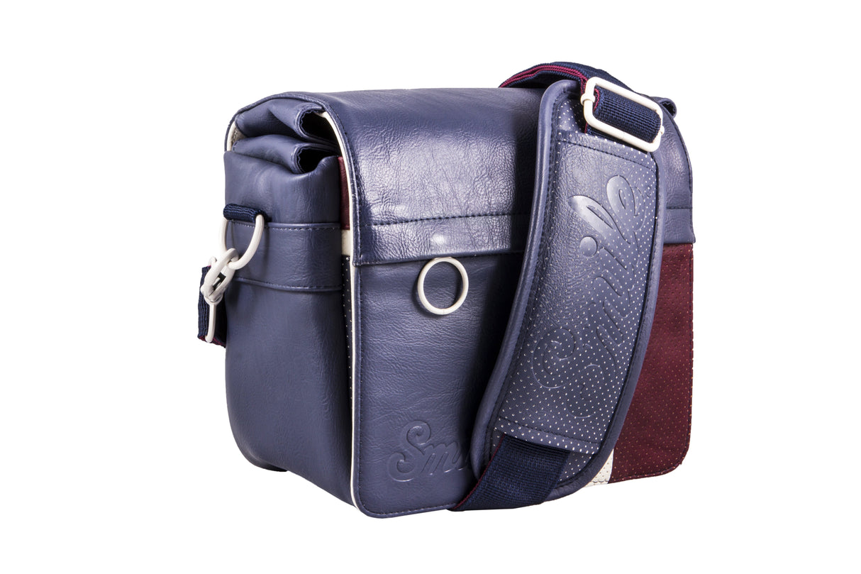 EAN 8420738165222 - Smile 111652240199 estuche para cámara fotográfica Bandolera Azul, Granate, Blanco imagen 4