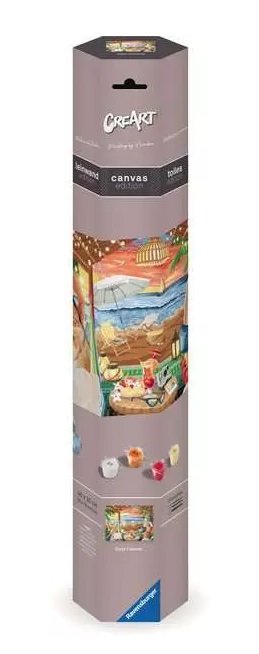 Edición De Lienzo De Ravensburger Creart - Cosy Cabana, Pintura 23911