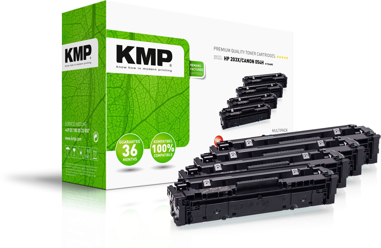 Kmp Toner Hp Hp203x Cf540x Multipack H-T246mx Remanufactured