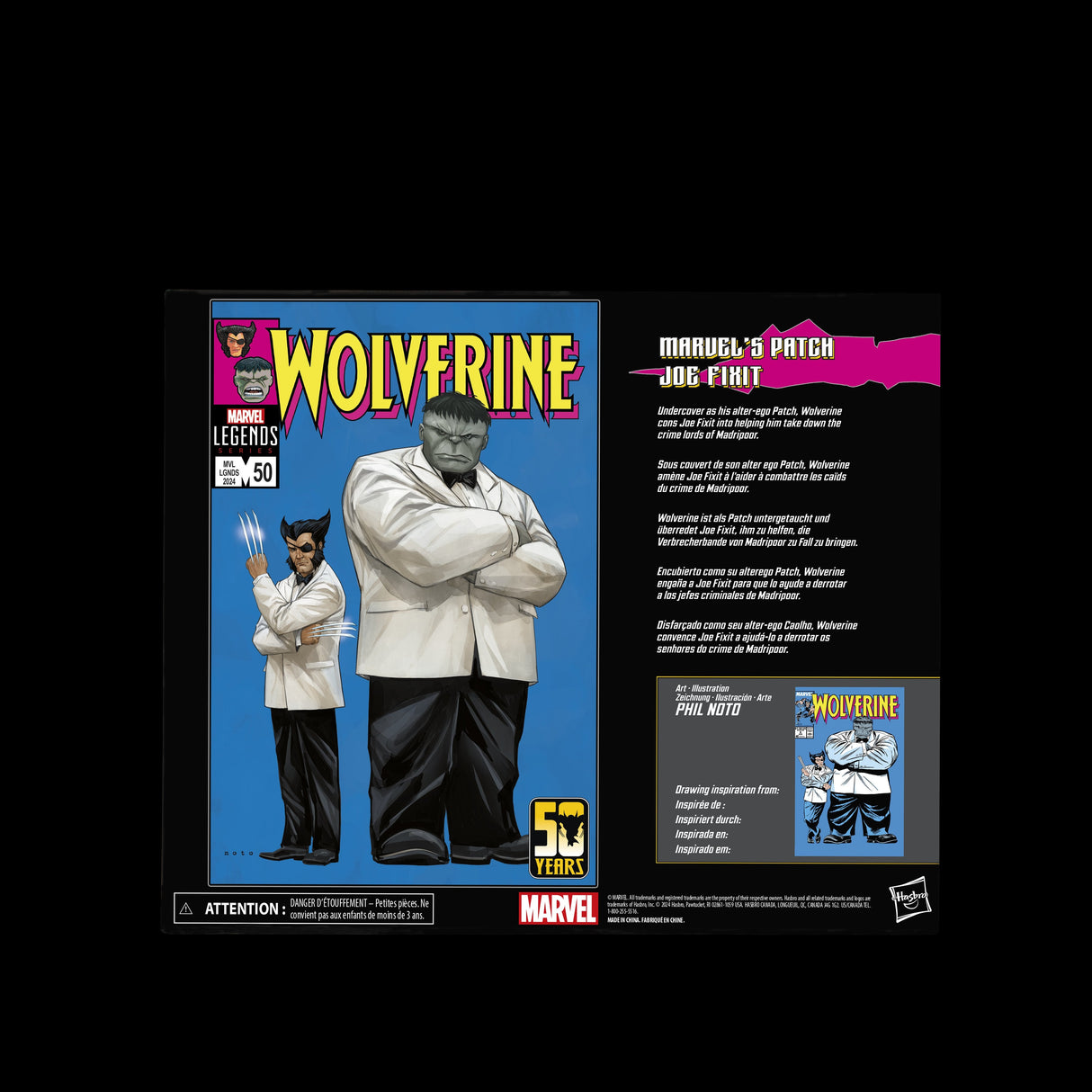 Set Figuras Hasbro Marvel Legends Series Wolverine Path & Hulk