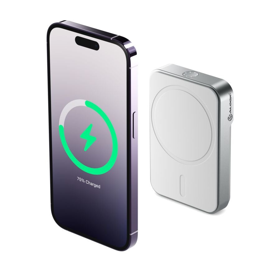 Alogic Mspb5kwh Batería Externa 5000 Mah Cargador Inalámbrico Blanco