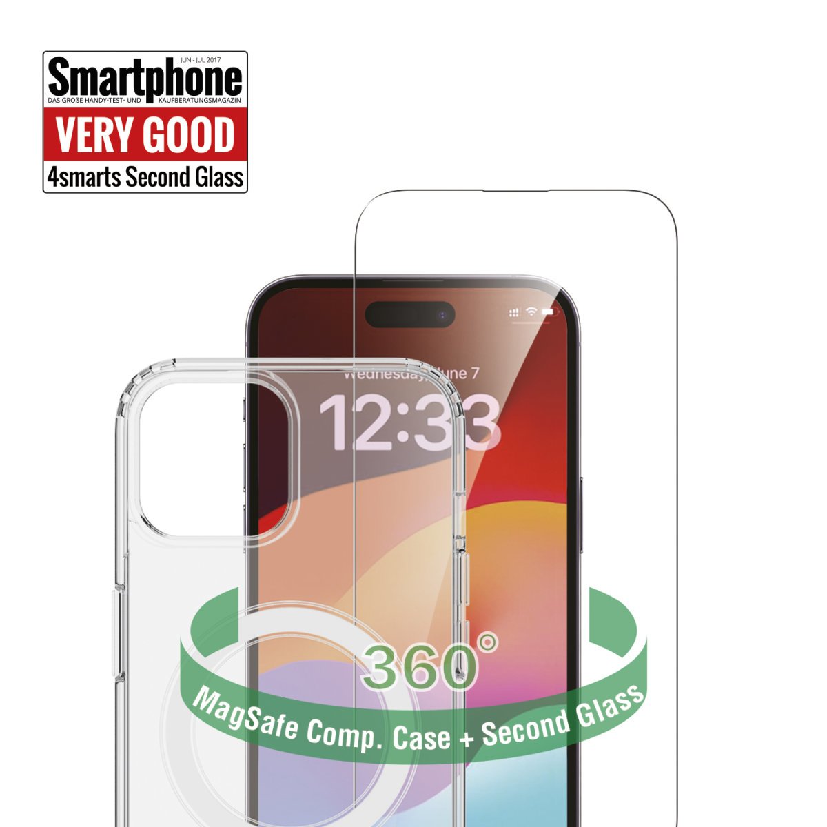 Funda 4smarts 540603 Para Iphone 15 (6.1") Carcasa Rígida Transparente