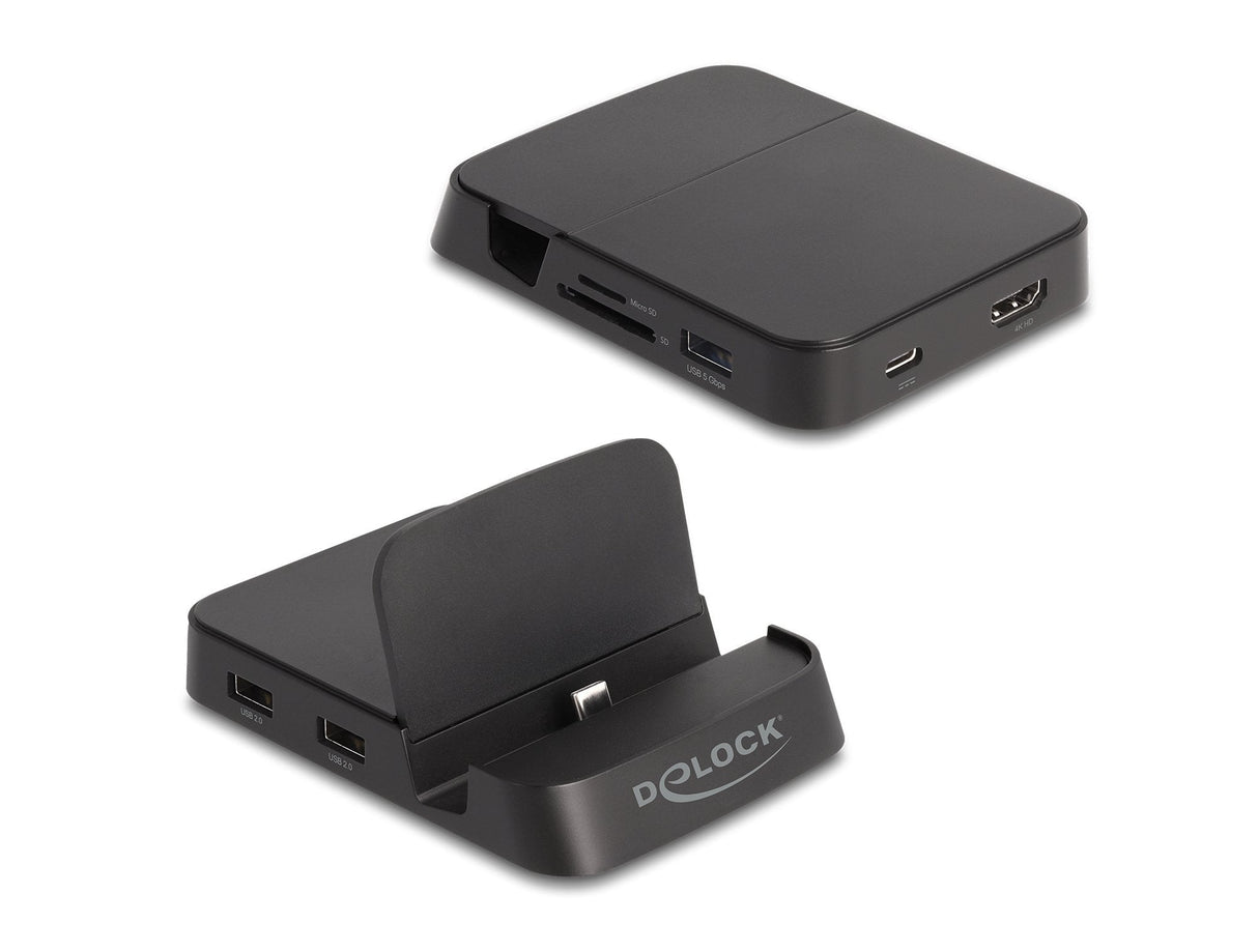 Delock Smartphone Dockingstation 4k Con Integrierter Halterung