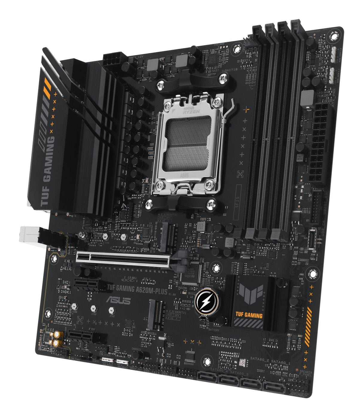 Placa Base Asus Tuf Gaming A620m-Plus Amd,Am5,Ddr5,Matx