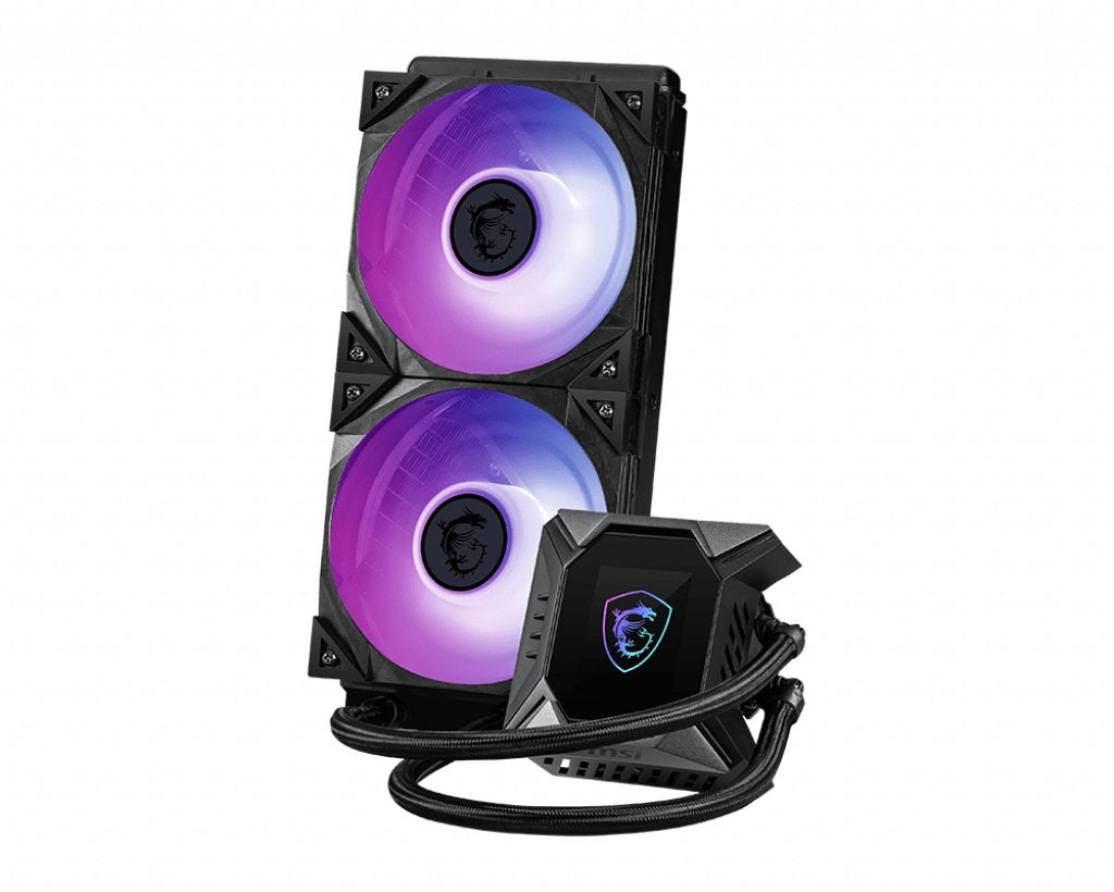 Kit De Watercooling Para Procesador Con Eclairage Argb - 2 X 12 Cm Ventiladorados - Compatible: -Intel 1150/1151/1155/1156/1200/2011/2011-3/2066 -Amd Am4/Am2/Am2+/Am3/Fm1/Fm2/Fm2+ - 39.9 Dba - 77.4cfm