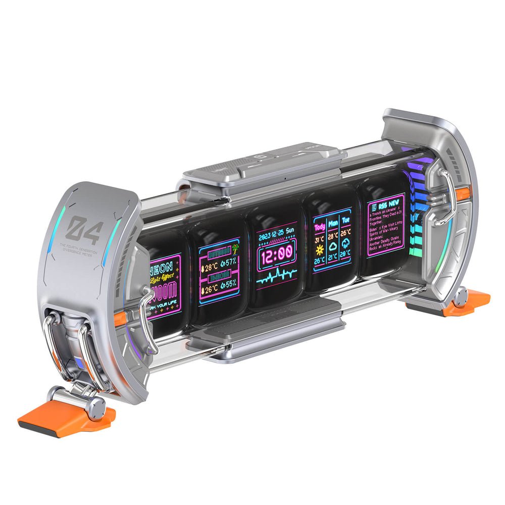 EAN 6958444604053 - Divoom Times Gate Reloj digital Otro Naranja, Plata imagen 4