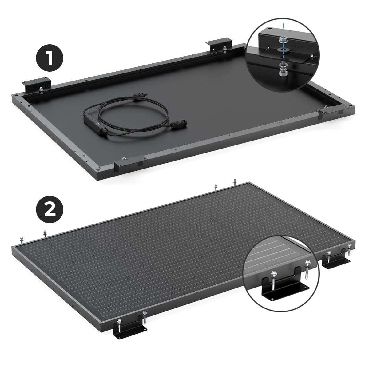 EAN 4895251600033 - EcoFlow AKIT-MS331 accesorio para montaje de panel solar Soporte de montaje de placa solar imagen 2