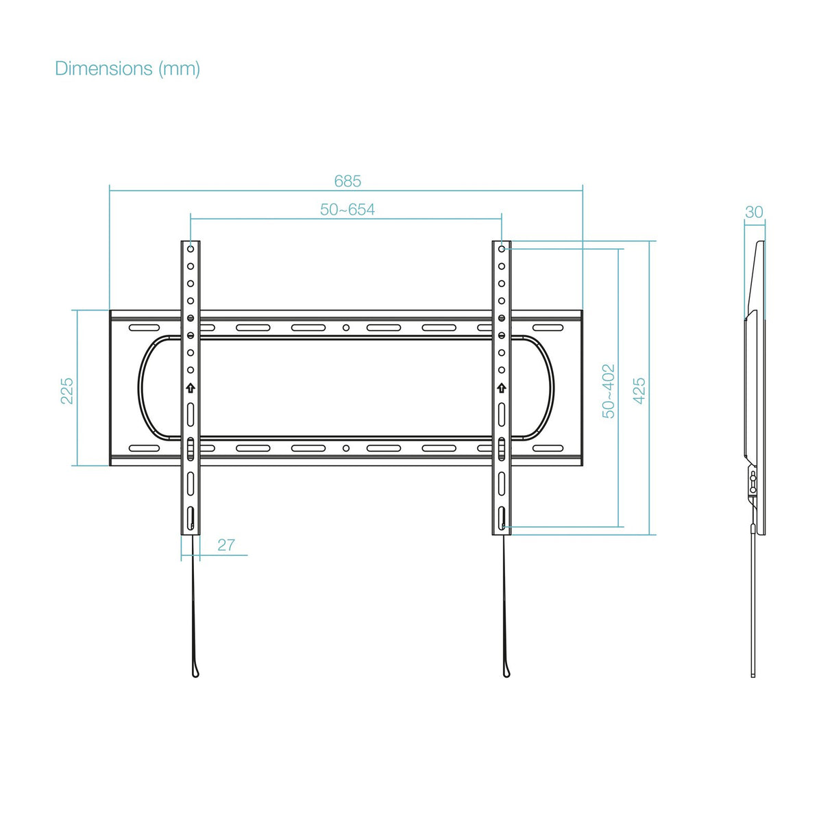 EAN 8433281017092 - TooQ LP1084F-B soporte para TV 2,03 m (80") imagen 6