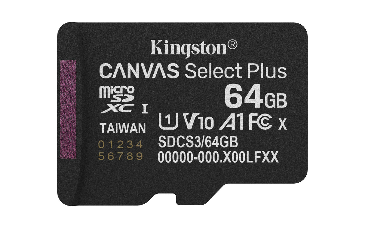 EAN 0740617348439 - Kingston Technology Canvas Select Plus Gen3 MicroSDXC UHS-I Clase 10 imagen 1