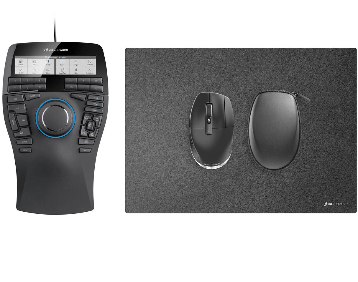 EAN 4260016341641 - 3Dconnexion SpaceMouse Enterprise Kit 2 ratón Oficina Ambidextro RF Wireless + USB Type-A 6DoF imagen 1