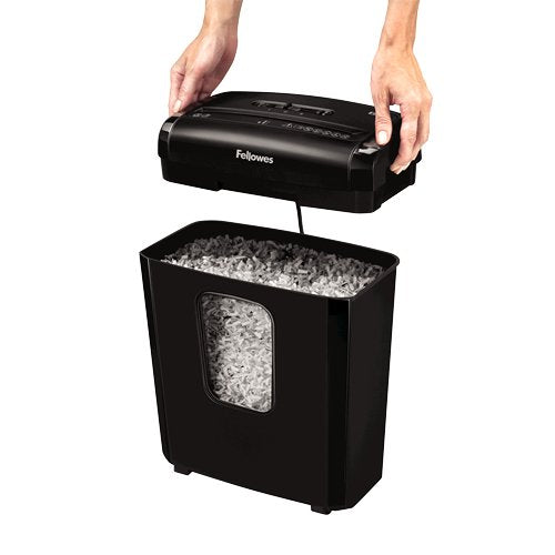 EAN 0043859743568 - Fellowes Powershred 6M triturador de papel Microcorte Negro imagen 2