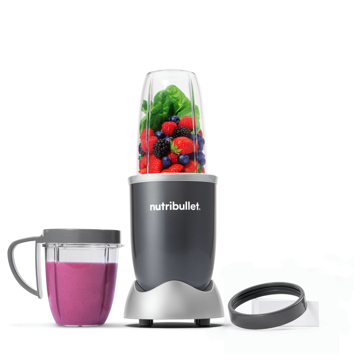 EAN 8006447000223 - NutriBullet NB606DG 0,7 L Batidora de vaso 600 W Plata imagen 1
