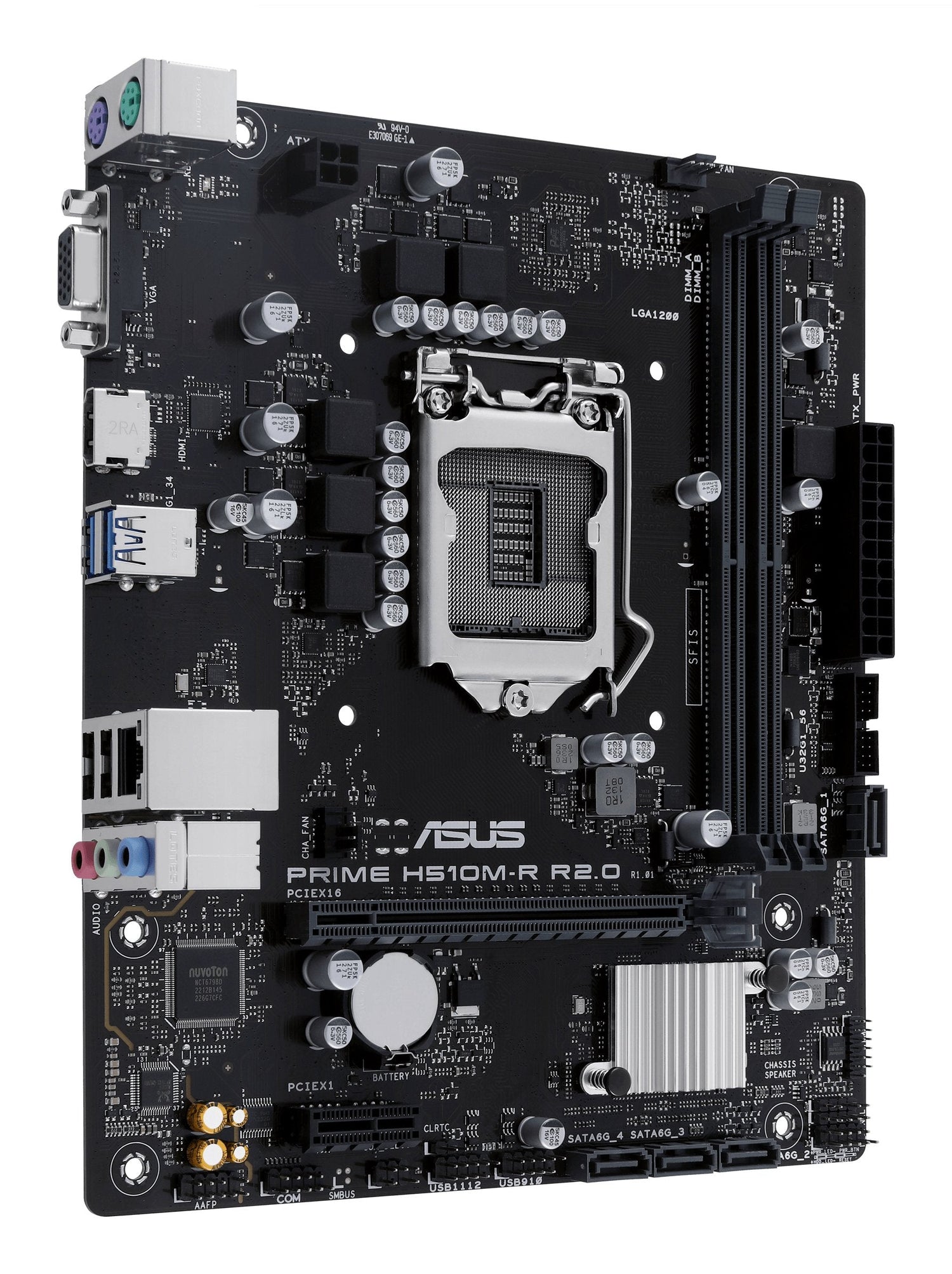 Asus Placa Base Prime H510m-R 2.0 Matx Lga1200