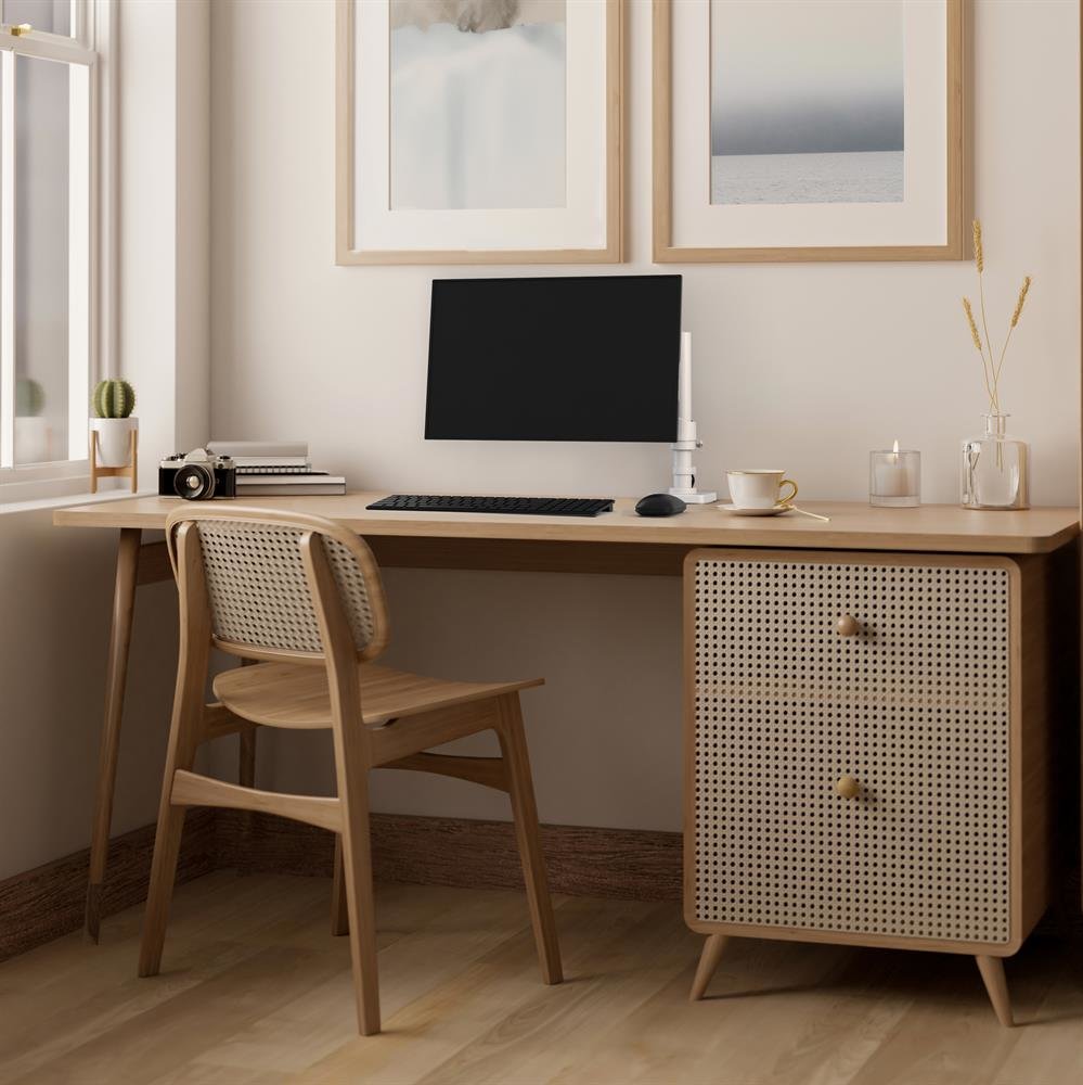 Soporte De Monitor Ergotron 45-669-216, Blanco