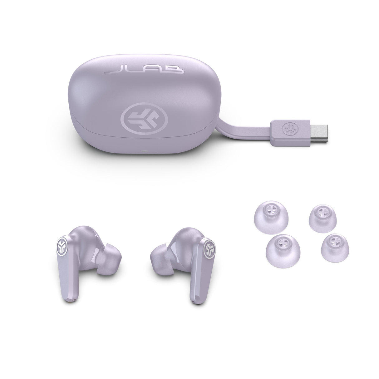 Jlab Go Pop Anc Tws Headphones Lilac