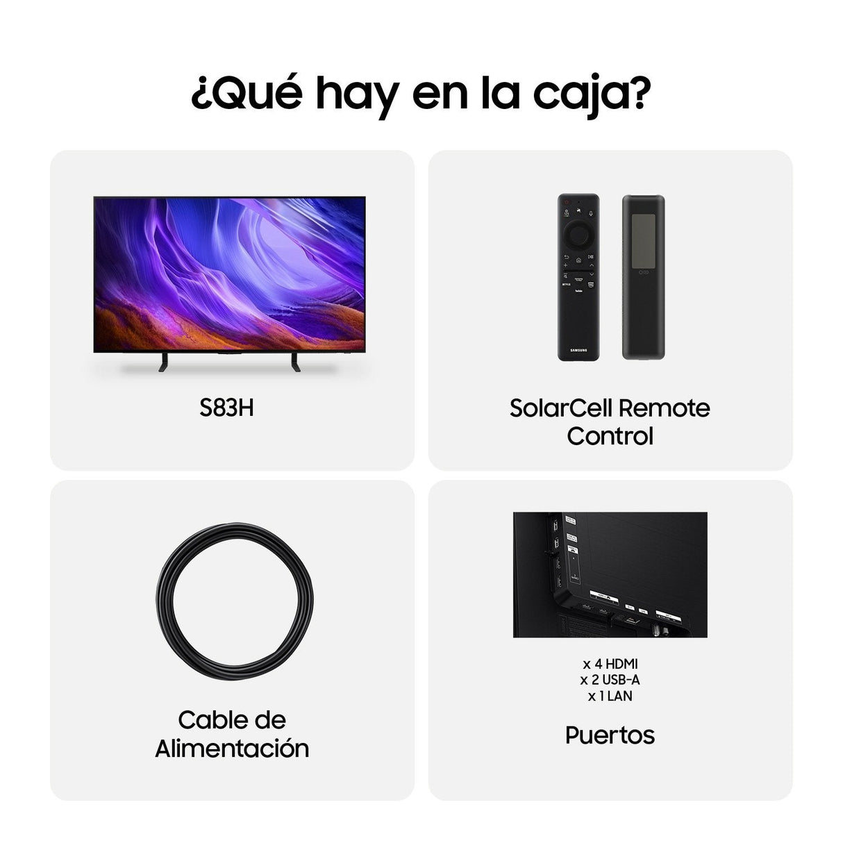 Samsung Tv 48" Oled S83h 4k Vision Ai Smart Tv (2026)