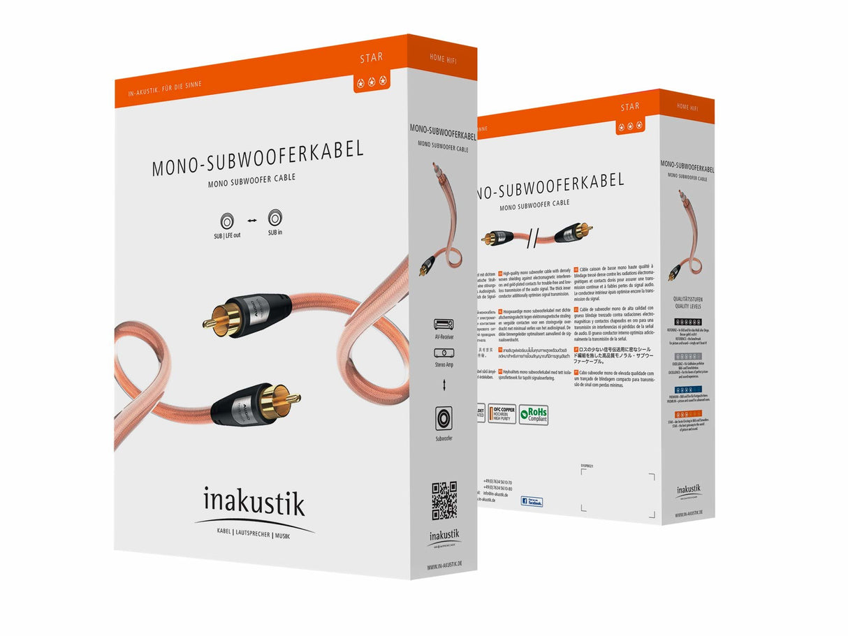 EAN 4001985511266 - Inakustik 003083121 cable de audio 12 m RCA Transparente imagen 2