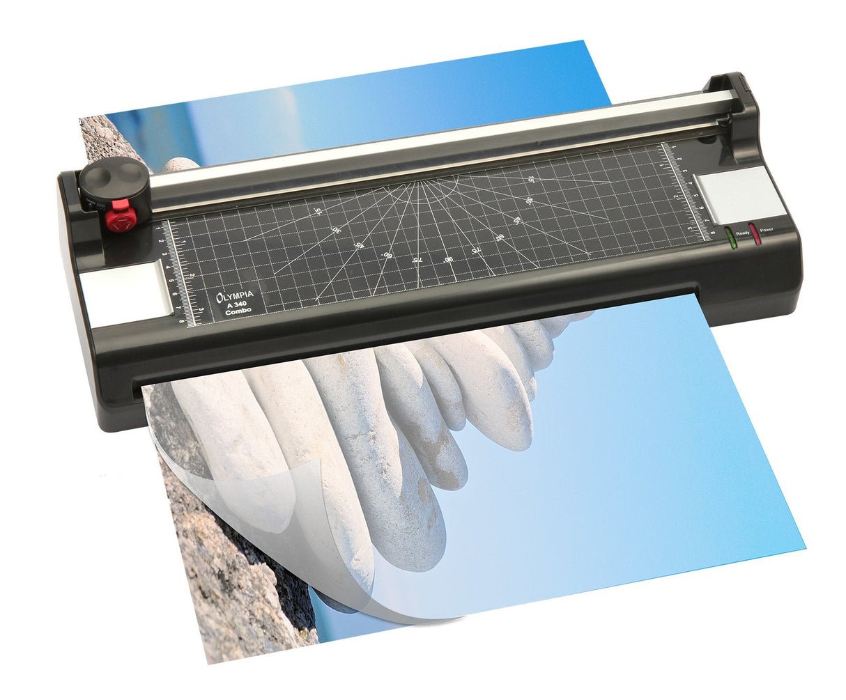 EAN 4030152031153 - Olympia A 340 Combo Plastificadora en frío/caliente 250 mm/min Negro imagen 2