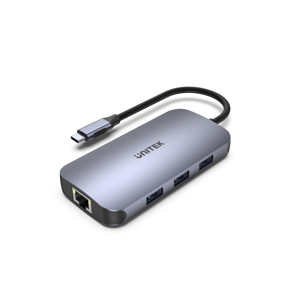 EAN 4894160047083 - UNITEK uHUB N9+ Alámbrico USB 3.2 Gen 1 (3.1 Gen 1) Type-C Gris imagen 1