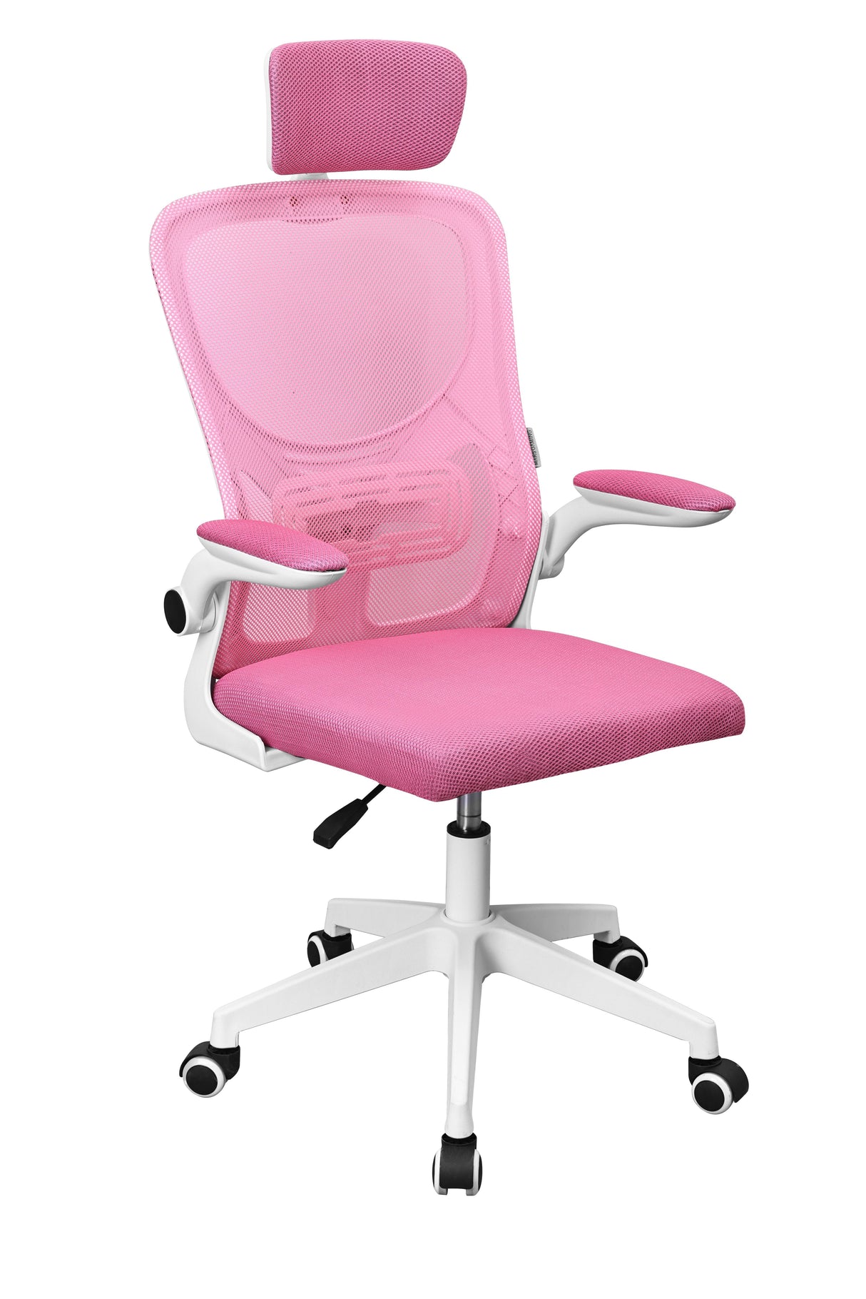 Silla Mgc-Ergo Plus Rosa Mars Gaming Reposabrazos Plegables /Pistón Clase 3/ Soporte Lumbar Dinámico Adaptable/ Peso Máximo 120kg/ Malla Transpirable