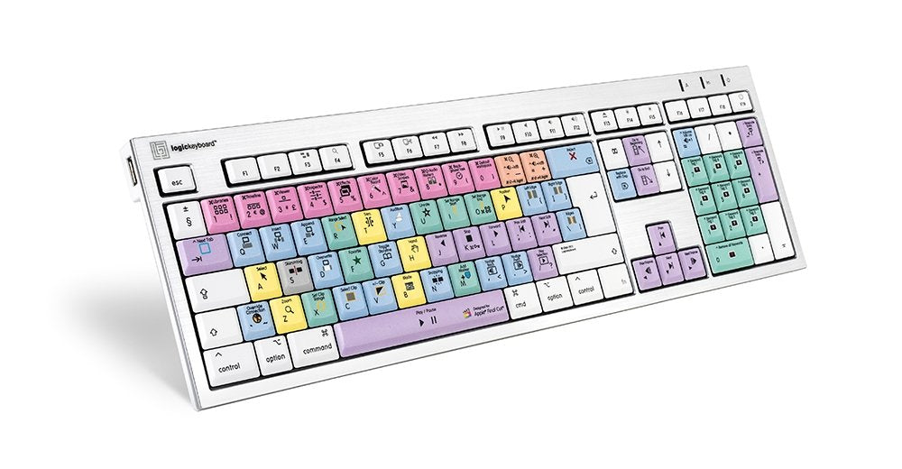 EAN 5707795015022 - Logickeyboard LKB-FCPX10-CWMU-UK teclado Oficina USB QWERTY Inglés del Reino Unido Multicolor imagen 1