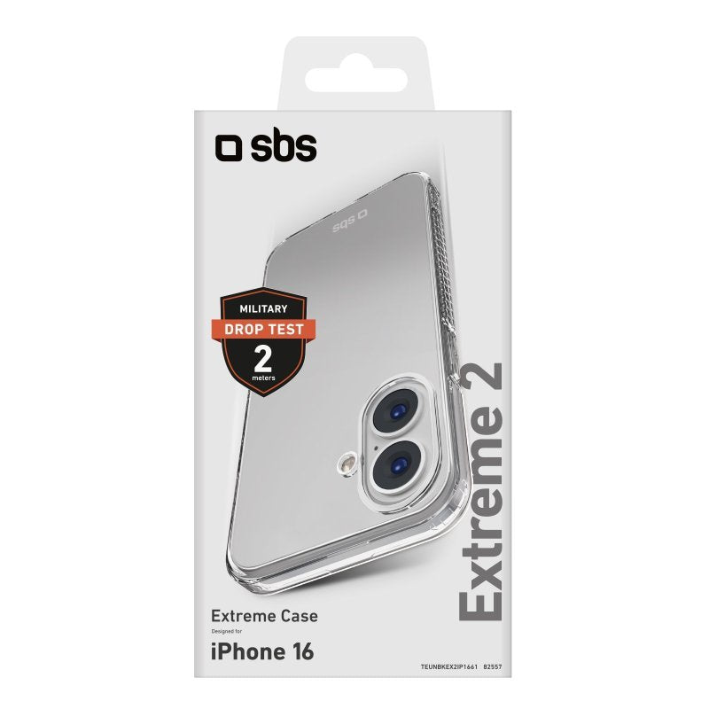 Sbs Extreme Funda X2 For Iphone 16, Transparente
