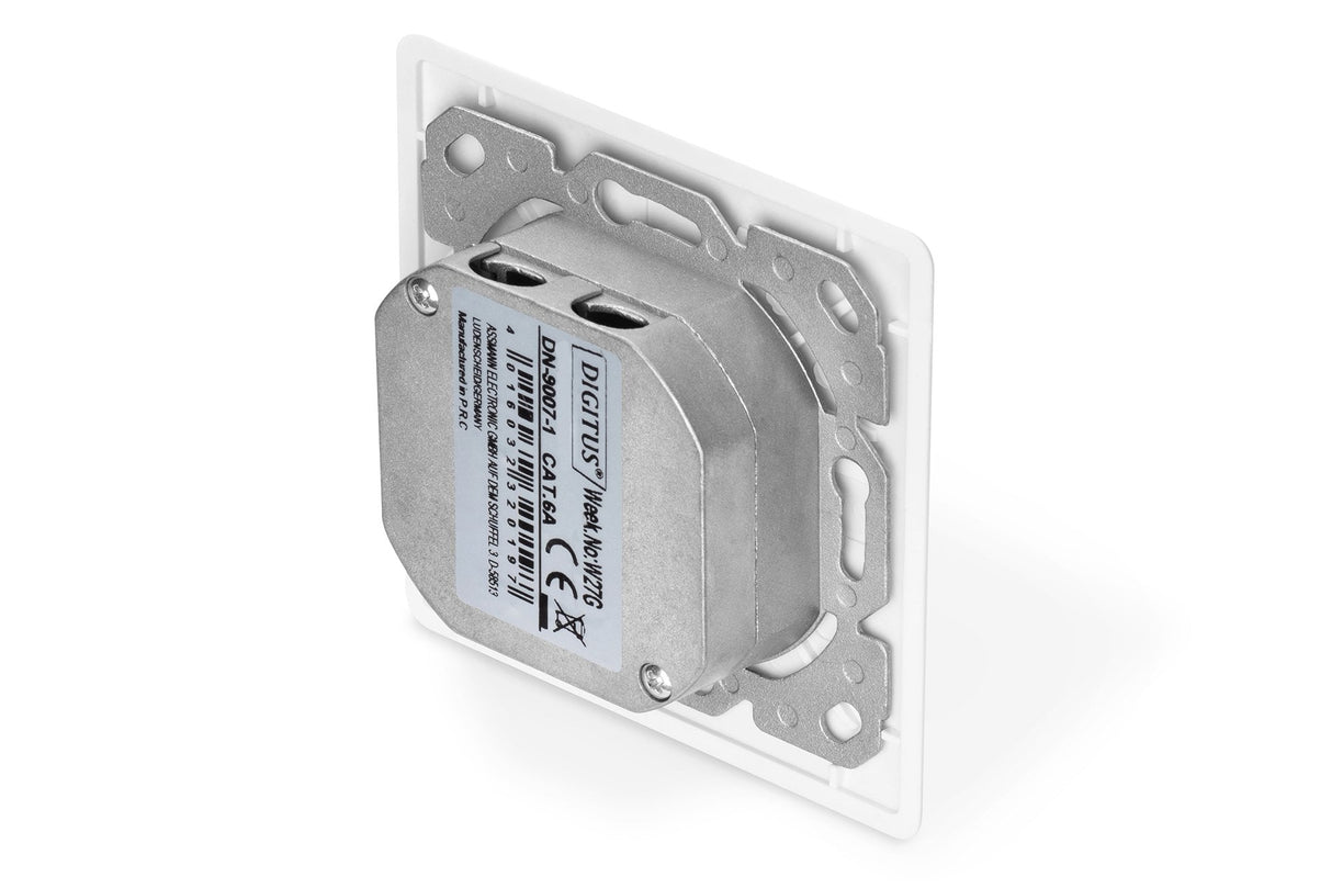 EAN 4016032320197 - Digitus DN-9007-1 toma de corriente 2 x RJ-45 Blanco imagen 9