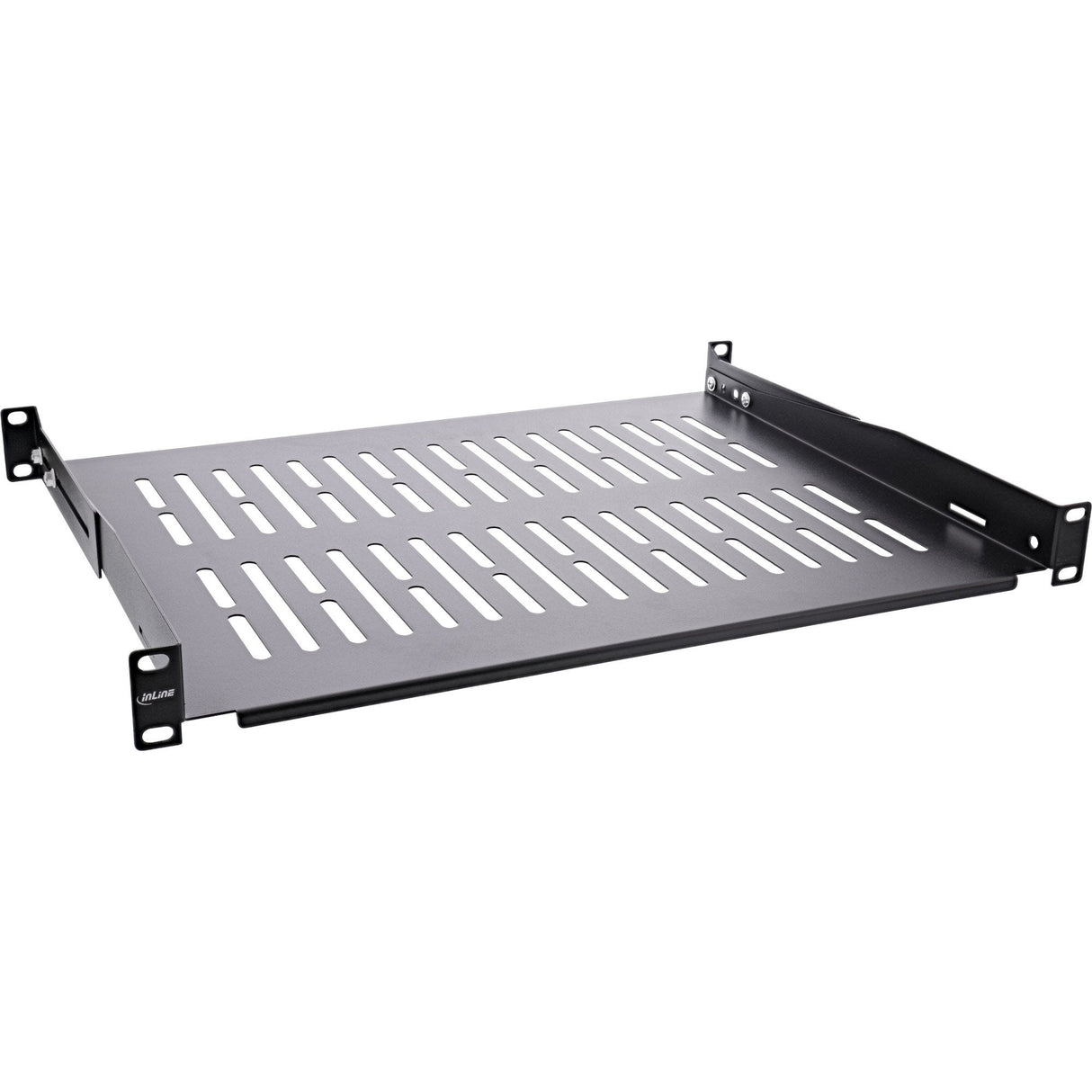 Inline® 19" Shelf, 350mm, 50kg, 1u, Ral 9005 Negro