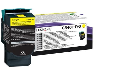 Lexmark Toner Amarillo C540/543/544 Retornable *Alto Rendimiento*