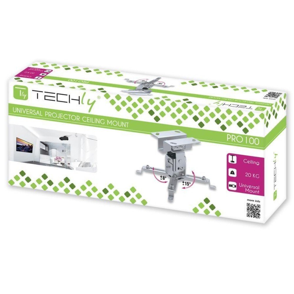 EAN 8057685309685 - Techly ICA-PM 2S montaje para projector Techo Plata imagen 2