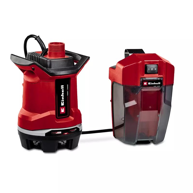 Bomba Einhell Presión E Inmersión Ge-Dp 18/25 Li, 4181580, Rojo/Negro