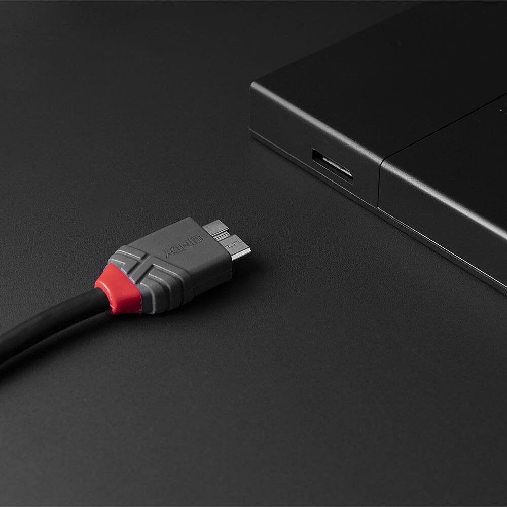EAN 4002888366212 - Lindy 36621 cable USB USB 3.2 Gen 1 (3.1 Gen 1) 1 m USB C Micro-USB B Negro imagen 3