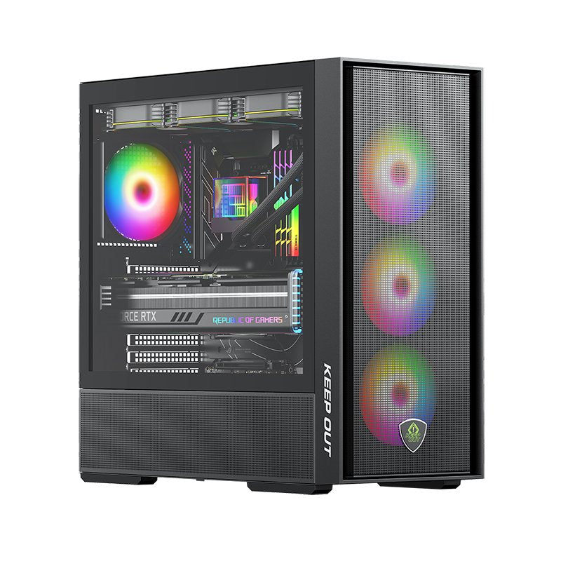 EAN 8435099535591 - KeepOut XC-805 MESH carcasa de ordenador Torre Negro imagen 1
