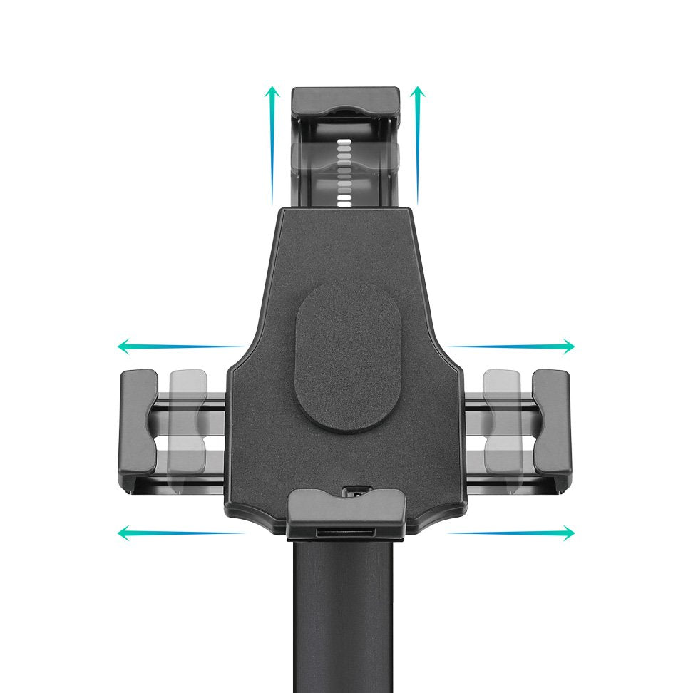 Tooq Soporte De Sobremesa Profesional Ajustable Para Tablet De Entre 7.9? A 10.5? - Incluye Candado Antirrobo -