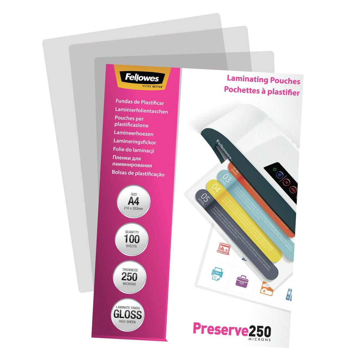 EAN 0077511540189 - Fellowes 5401802 plastificador 100 pieza(s) imagen 4