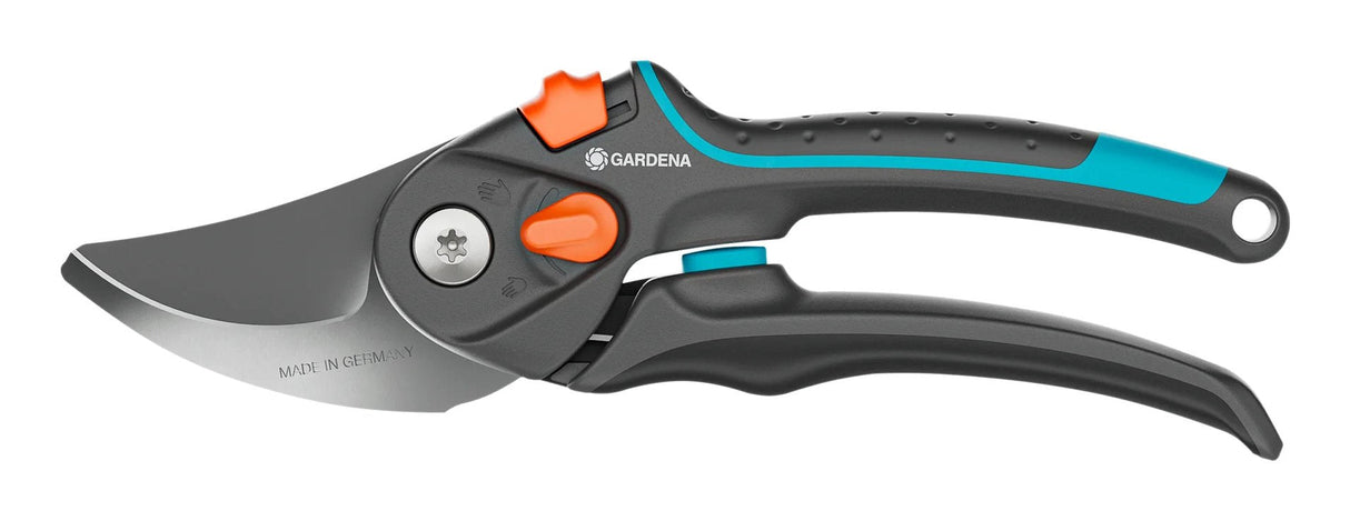 Tijeras De Podar Gardena Premiumcut Pro Flex Gris/Turquesa, Bypass, Ancho De Agarre Regulable Sin Niveles 12252-20