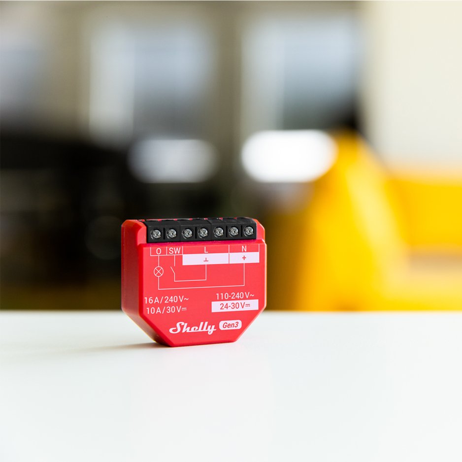 Shelly 1pm Gen3, Relay Red, 2 Paquete Shelly_1pm_gen3_2er