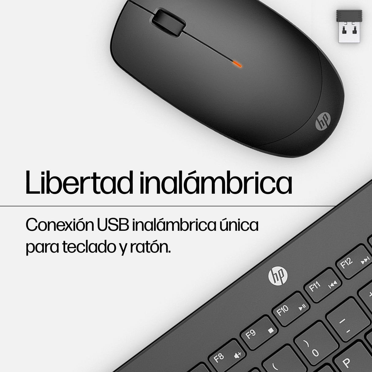 EAN 195908430995 - HP 230 Wireless Mouse and Keyboard Combo White teclado Ratón incluido RF inalámbrico Blanco imagen 6