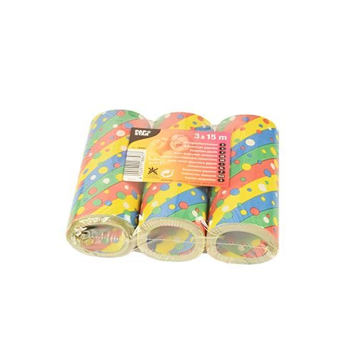 Papstar Luftschlangen Confetti Bunt