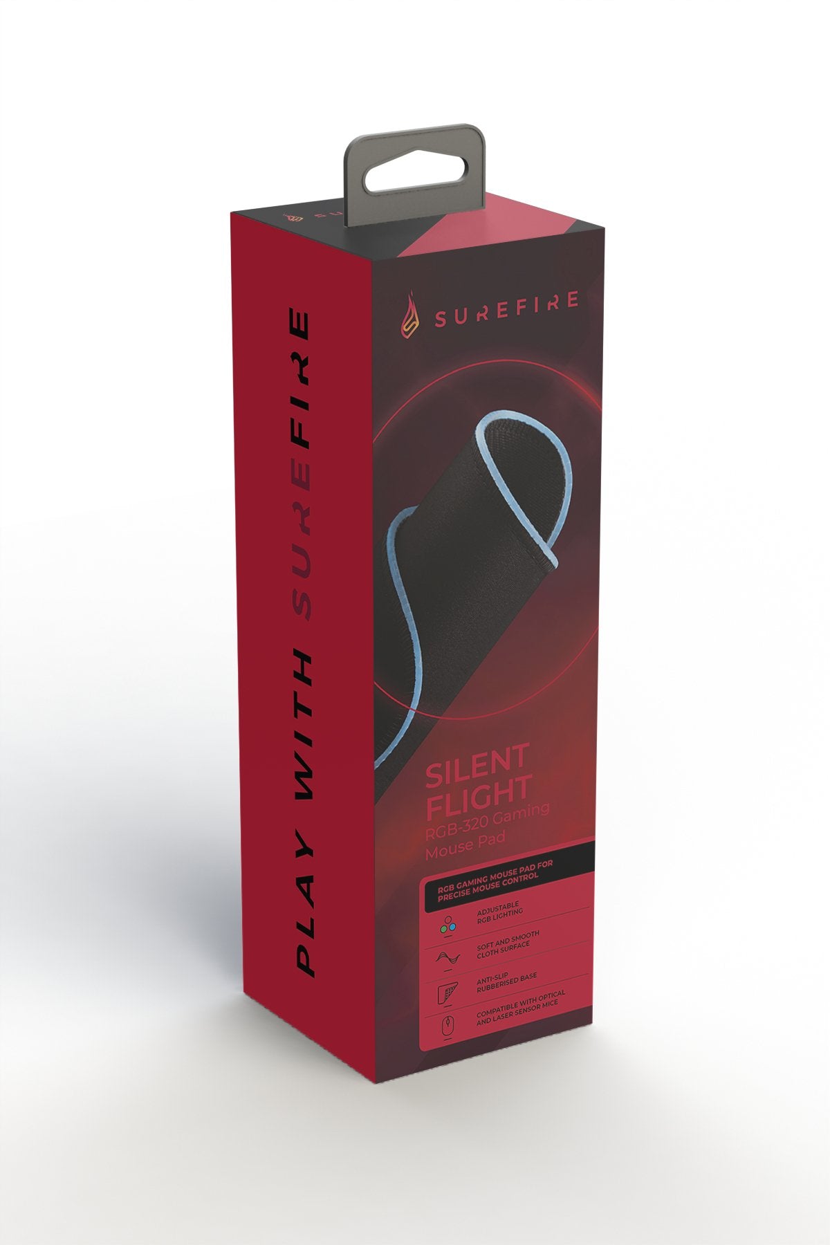 EAN 0023942488125 - SureFire Silent Flight RGB-320 Alfombrilla de ratón para juegos Negro imagen 8