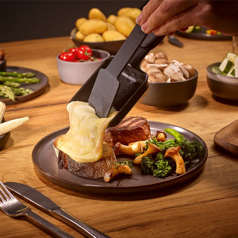 Severin Black Line Lite Mini Parrilla Raclette Rg 2360 Negro, 800 Vatios 4008146044632