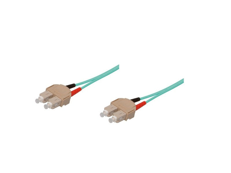 Cable De Red Lwl Duplex Om3 (Multimode, 50 125) Sc Sc, Lszh, Austauschbare Polarität, 2m, Good Connections®