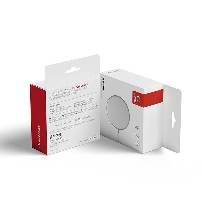 Magspot Wireless Charger Aluminiowa Ladowarka Indukcyjna Magsafe 15w Grafitowa